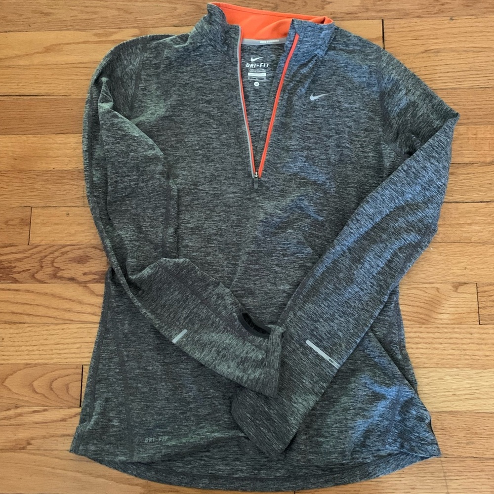 Nike dryfit zip pullover